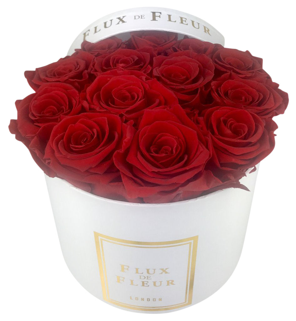 Infinity De Fleur™ Red Roses Round - Lasts One Year