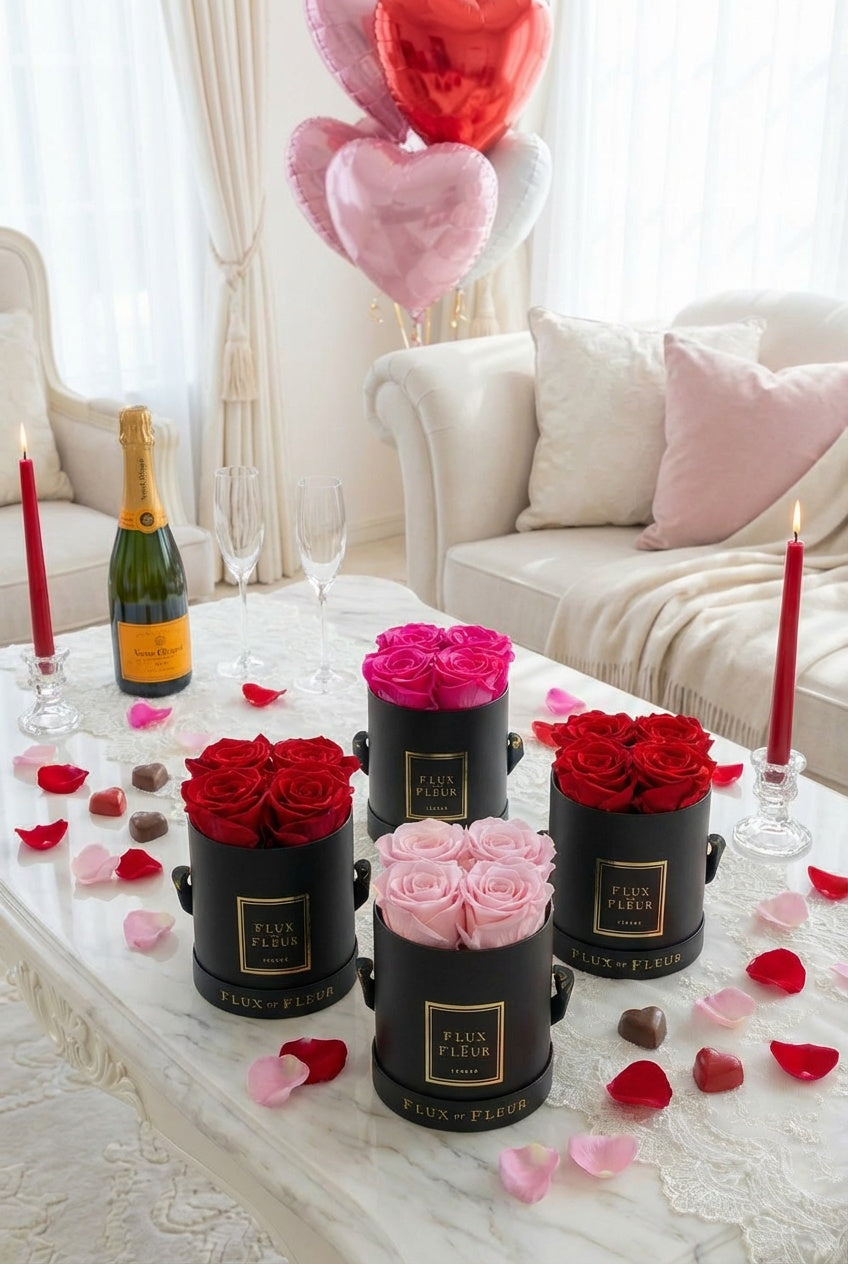 Infinity De Small Round - Roses In A Box