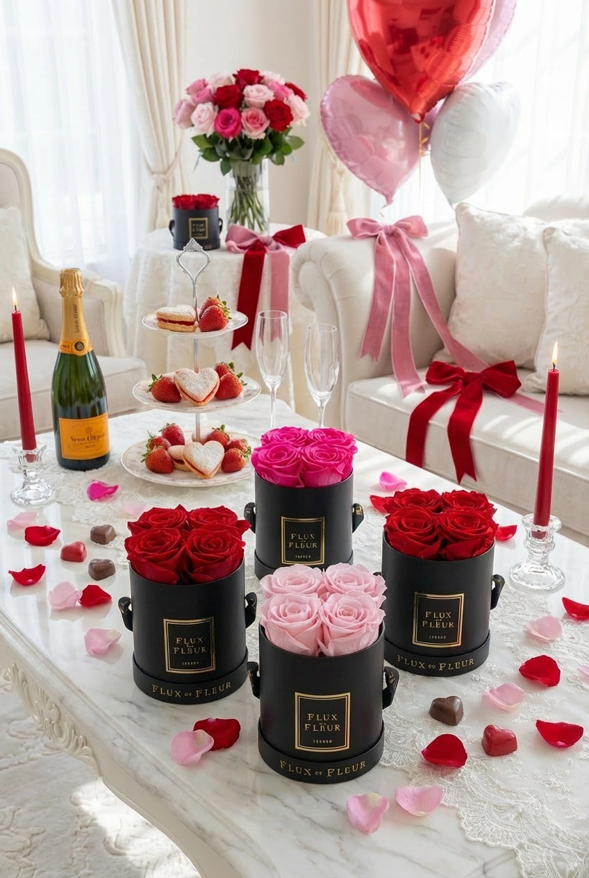 Infinity De Small Round - Roses In A Box