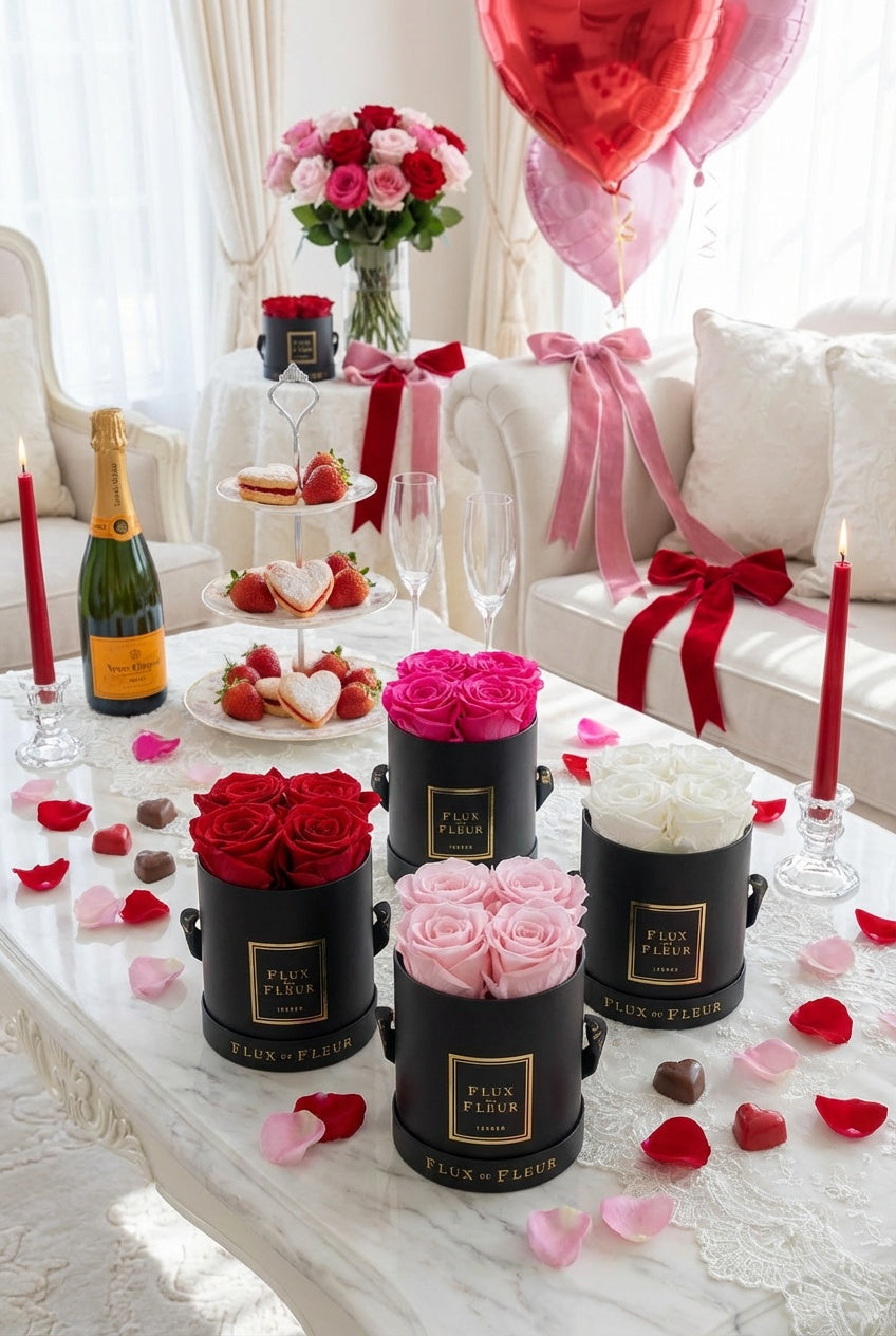 Infinity De Small Round - Roses In A Box