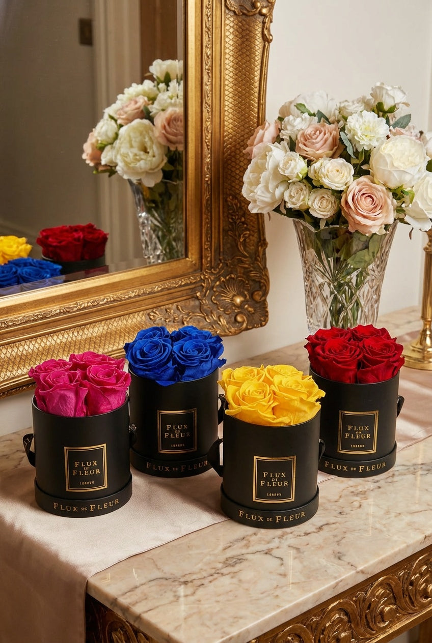 Infinity De Small Round - Roses In A Box