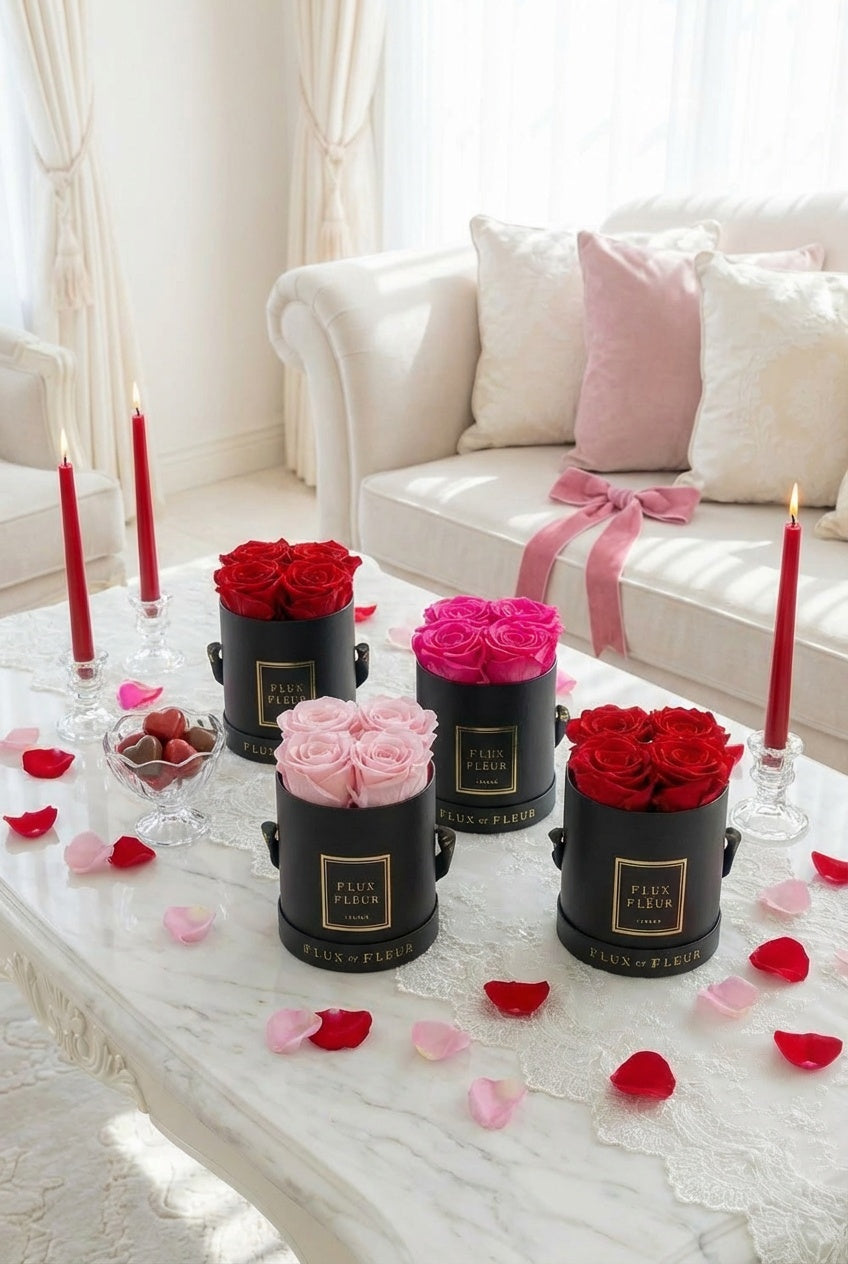 Infinity De Small Round - Roses In A Box