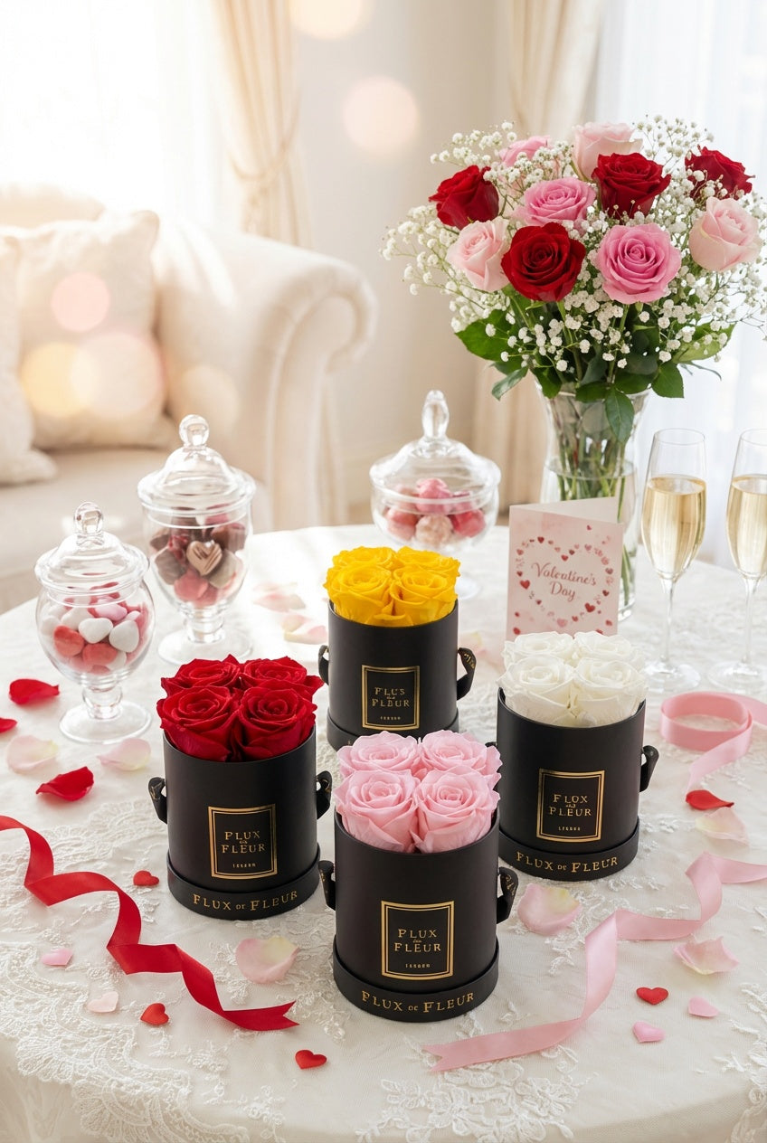 Infinity De Small Round - Roses In A Box