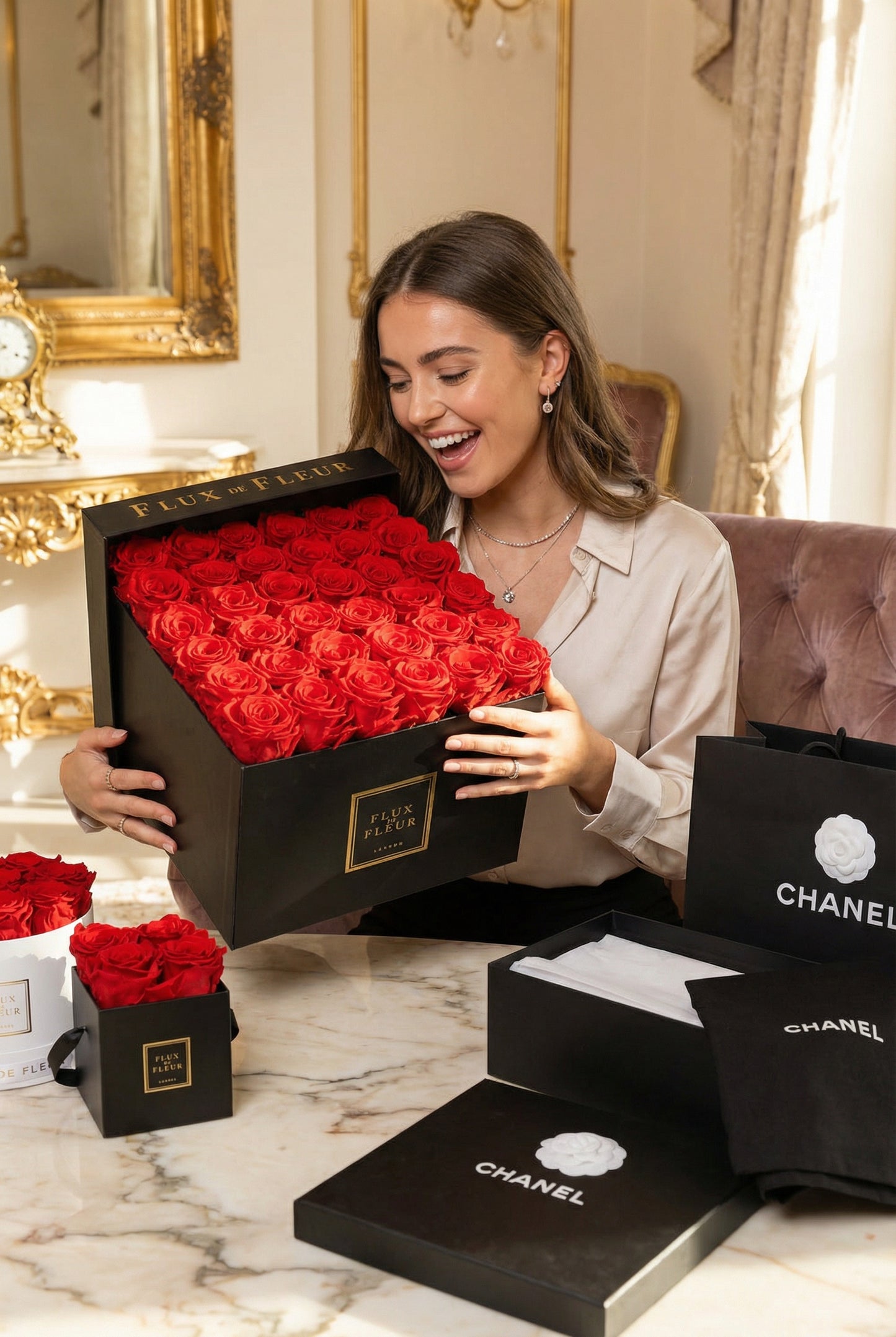 Infinity De Fleur Square