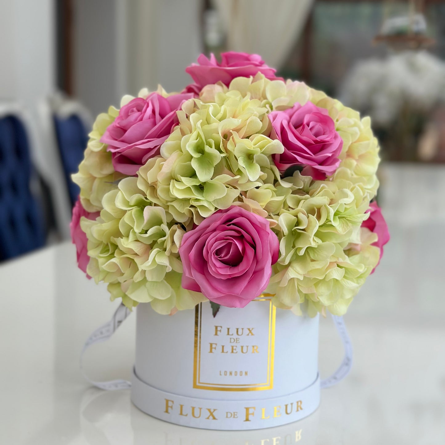 Forever Roses & Green Hydrangeas