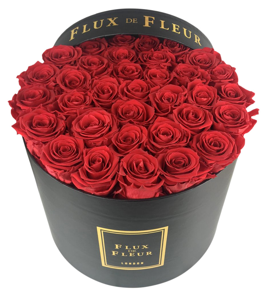 Infinity De Fleur™ Red Roses Round - Lasts One Year