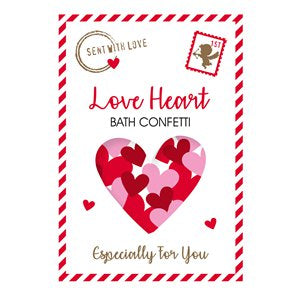 Love Heart Bath Confetti