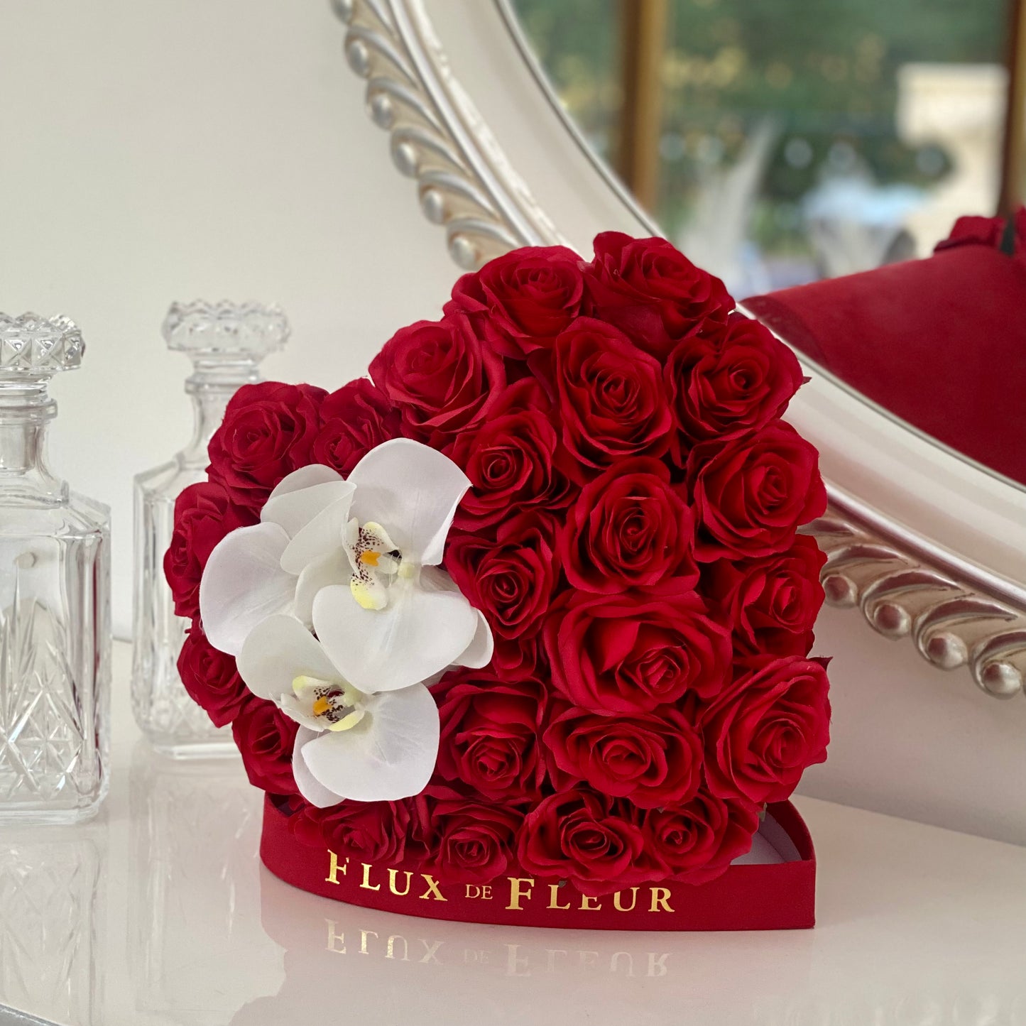 Forever De Fleur - Heart With Orchid's